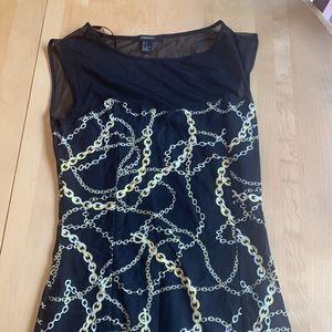 Sleeveless black dress